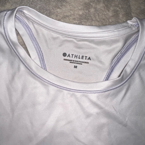 Athleta Shanti Crop Tank Athletic Workout - Picture 3 of 4